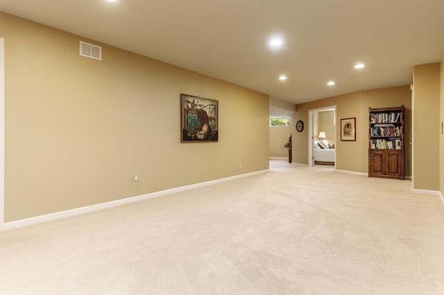 5344 River Run Parkway, Belvidere, IL 61008 - unfurnished room with recessed lighting, light colored carpet, and baseboards