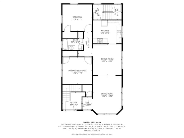 711 Mason Ave, Joliet, IL 60435 - view of property floor plan