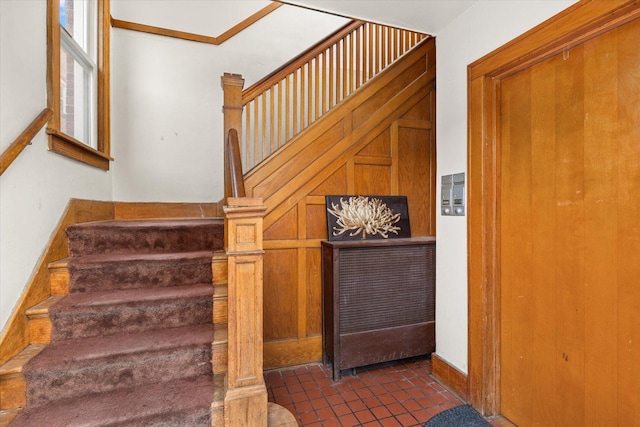 711 Mason Ave, Joliet, IL 60435 - stairs featuring tile patterned floors