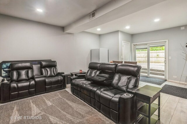 6N715 Gates Ave, Itasca, IL 60143 - cinema room with recessed lighting and baseboards