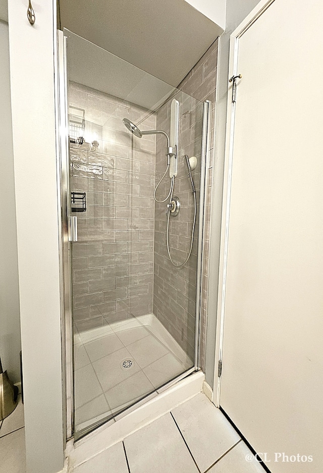 1580 Sherman Ave Unit 1005, Evanston, IL 60201 - bathroom featuring a shower stall and tile patterned floors