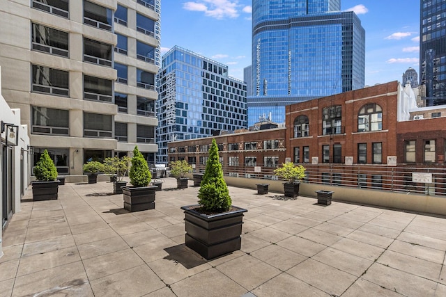 view of community with a view of city
