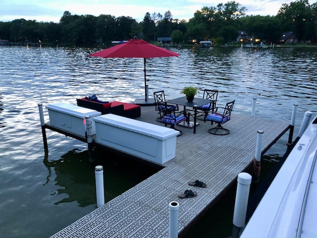 2407 N Villa Ln, Mchenry, IL 60051 - dock area with a water view