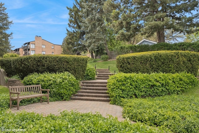 surrounding community featuring stairway
