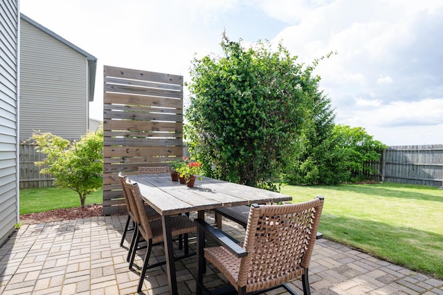 502 Deerpath St, Tolono, IL 61880 - view of patio with outdoor dining area