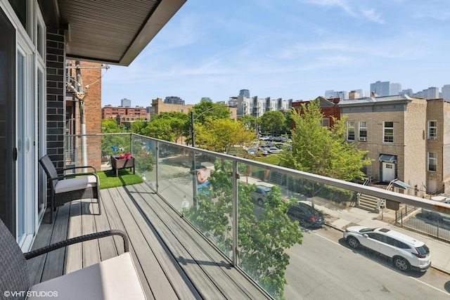 236 S Racine Ave Unit 304, Chicago, IL 60607 - balcony with a view of city