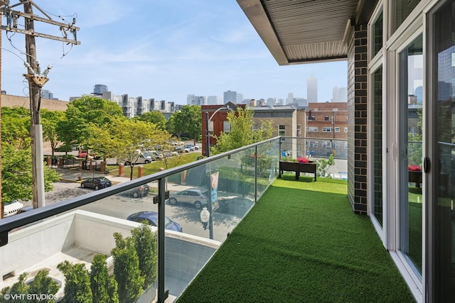 236 S Racine Ave Unit 304, Chicago, IL 60607 - balcony with a view of city