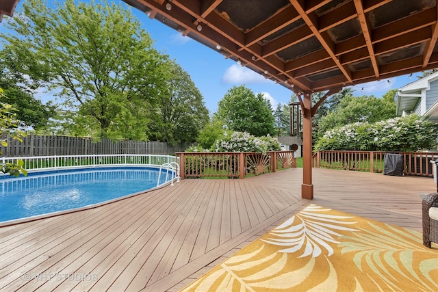 3 Starwood Ct, Bolingbrook, IL 60490 - wooden terrace with a fenced backyard