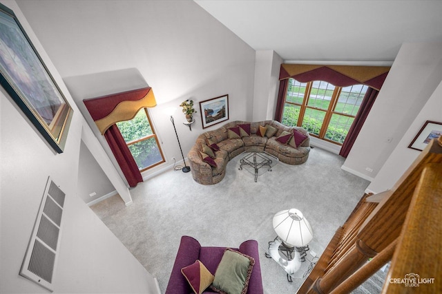 1070 Hobble Bush Ln, Elgin, IL 60120 - living area with carpet and baseboards