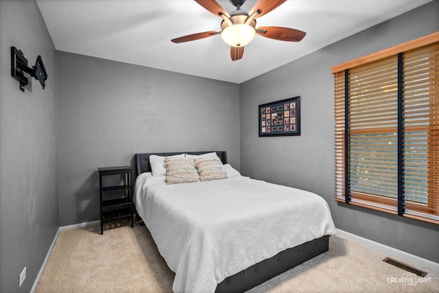 1070 Hobble Bush Ln, Elgin, IL 60120 - bedroom featuring carpet floors, baseboards, and a ceiling fan