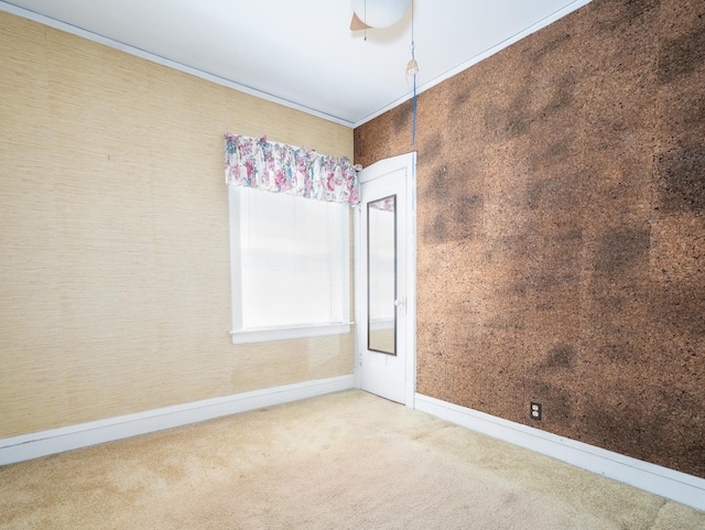 4949 W Deming Pl, Chicago, IL 60639 - unfurnished room with carpet floors and baseboards