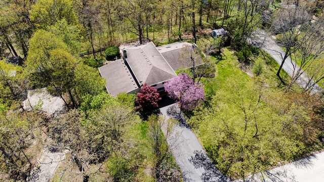 32381 N Forest Dr, Grayslake, IL 60030 - aerial view of property and surrounding area featuring a heavily wooded area