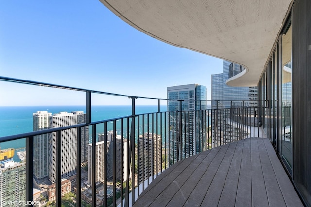 225 N Columbus Dr Unit 6006, Chicago, IL 60601 - balcony with a water view