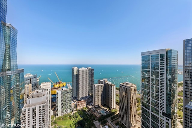 225 N Columbus Dr Unit 6006, Chicago, IL 60601 - view of urban area featuring a large body of water