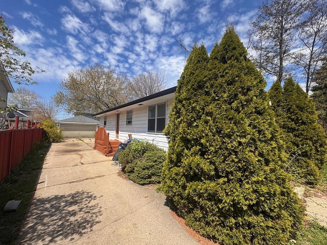 112 Burton Ave, Waukegan, IL 60085 - view of home's exterior featuring fence