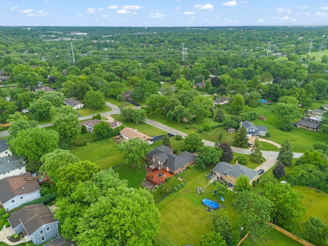 608 61st St, Lisle, IL 60532 - aerial view of residential area