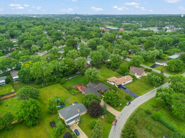 608 61st St, Lisle, IL 60532 - aerial view of a tree filled landscape