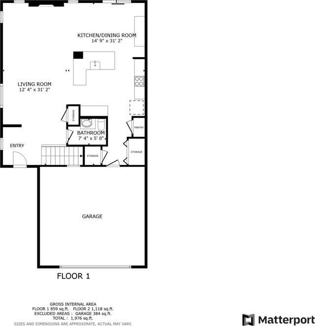 4144 Calder Ln, Aurora, IL 60504 - property floor plan