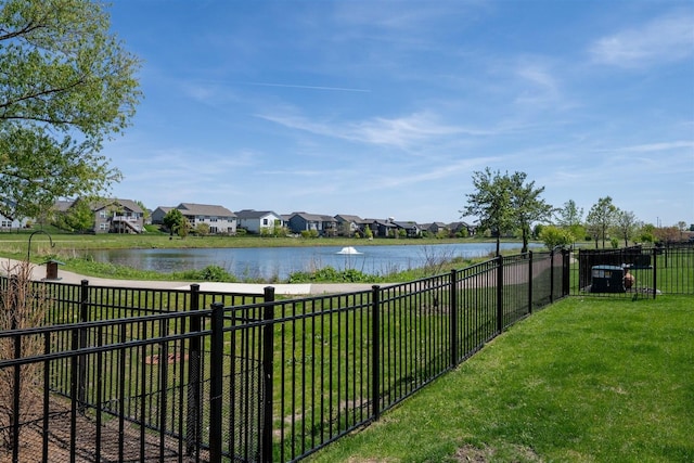 1172 Hershey Rd, Normal, IL 61761 - view of yard with a residential view and a water view