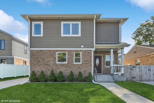 7337 N Mcvicker Ave, Chicago, IL 60646 - view of front facade with brick siding