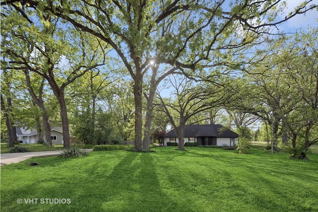 S070 River Ln, Winfield, IL 60190 - view of grassy yard with a garage