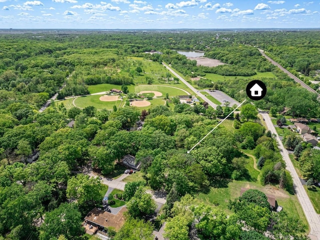 S070 River Ln, Winfield, IL 60190 - aerial view of a heavily wooded area