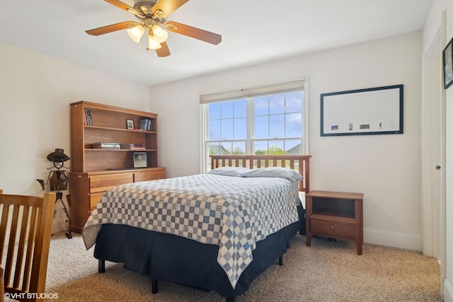 11 Crystal Downs Dr, Hawthorn Woods, IL 60047 - bedroom with light colored carpet and ceiling fan