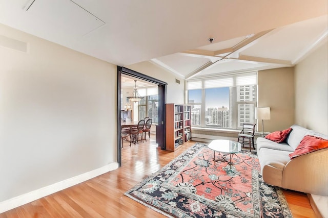 25 E Superior St Unit 2501, Chicago, IL 60611 - living area featuring light wood finished floors and baseboards
