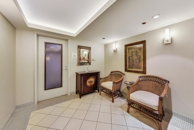 25 E Superior St Unit 2501, Chicago, IL 60611 - sitting room featuring baseboards and recessed lighting