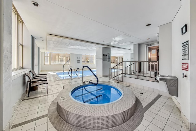 25 E Superior St Unit 2501, Chicago, IL 60611 - view of swimming pool featuring an in-ground hot tub