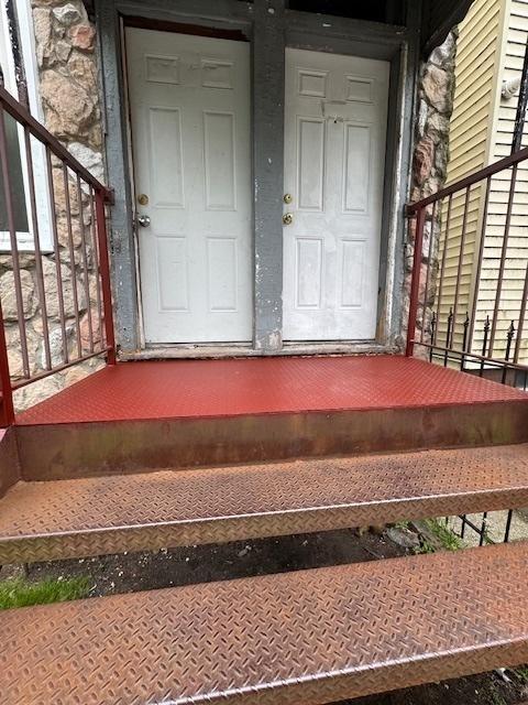 1331 W 49th Pl, Chicago, IL 60609 - property entrance featuring stone siding