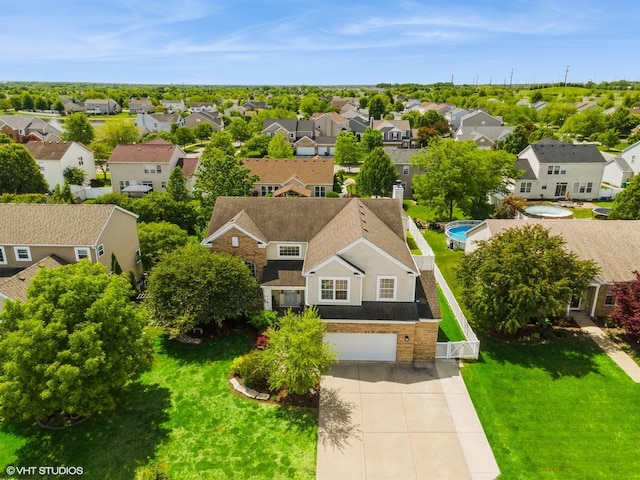 1701 Wintercrest Ln, Shorewood, IL 60404 - aerial perspective of suburban area