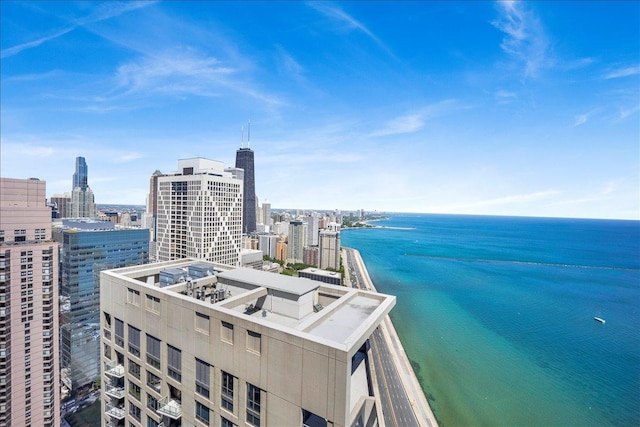 water view with nearby urban area