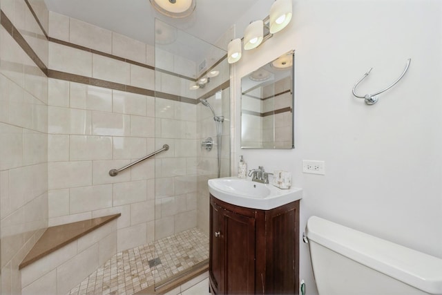 4800 S Chicago Beach Dr Unit 1007N, Chicago, IL 60615 - full bath featuring tiled shower, toilet, and vanity