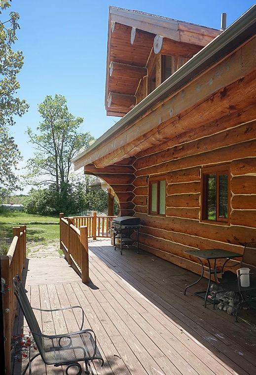 3526 E 2179th Rd, Ottawa, IL 61350 - wooden terrace featuring grilling area