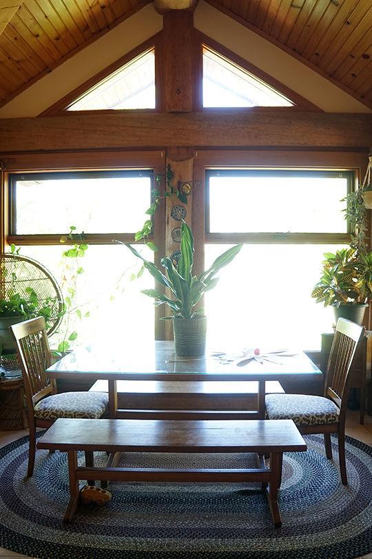 3526 E 2179th Rd, Ottawa, IL 61350 - dining room with healthy amount of natural light and wood ceiling