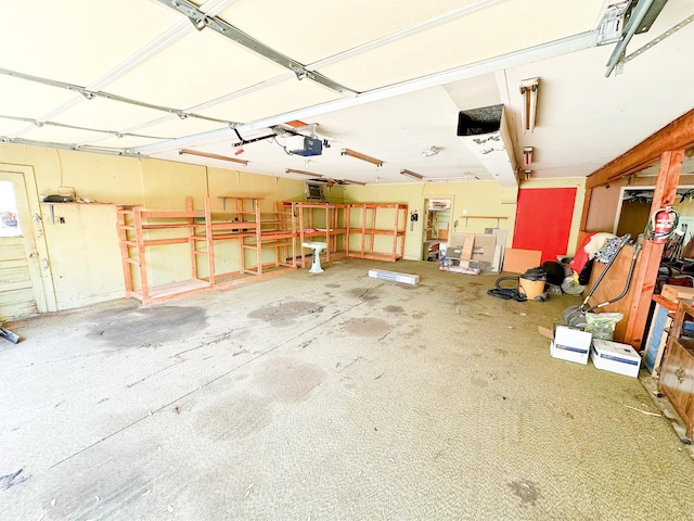 925 N Otter Creek Rd, Streator, IL 61364 - garage featuring a garage door opener