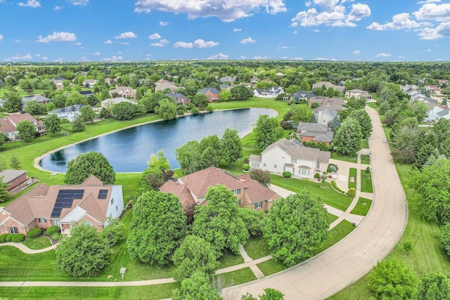 4410 Southford Trace Dr, Champaign, IL 61822 - aerial perspective of suburban area with a nearby body of water