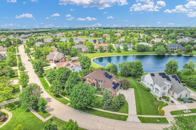 4410 Southford Trace Dr, Champaign, IL 61822 - aerial view of residential area featuring a nearby body of water