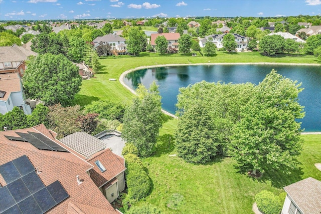 4410 Southford Trace Dr, Champaign, IL 61822 - aerial view of residential area featuring a nearby body of water