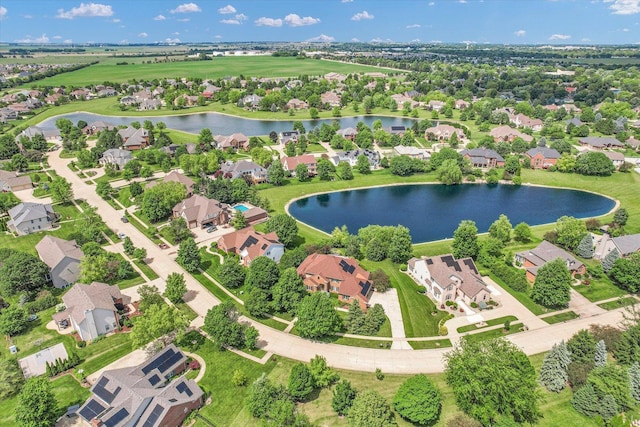 4410 Southford Trace Dr, Champaign, IL 61822 - aerial view of property and surrounding area with a nearby body of water and nearby suburban area