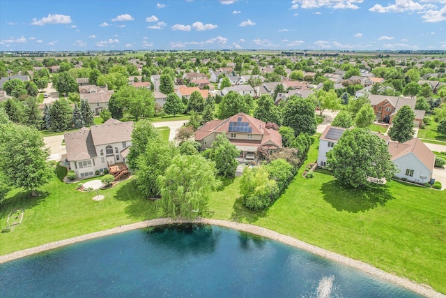 4410 Southford Trace Dr, Champaign, IL 61822 - aerial perspective of suburban area with a nearby body of water