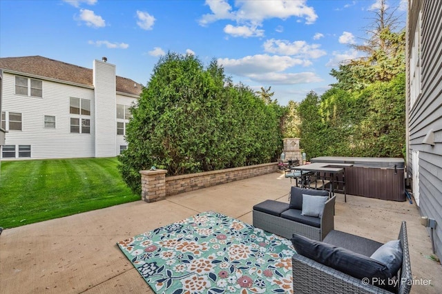 9 Laurel Valley Ct, Lake In The Hills, IL 60156 - view of patio featuring an outdoor hangout area
