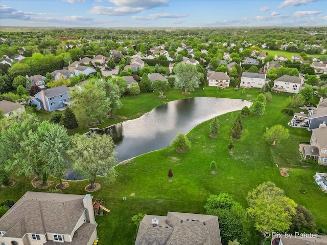 9 Laurel Valley Ct, Lake In The Hills, IL 60156 - aerial view of residential area featuring a nearby body of water