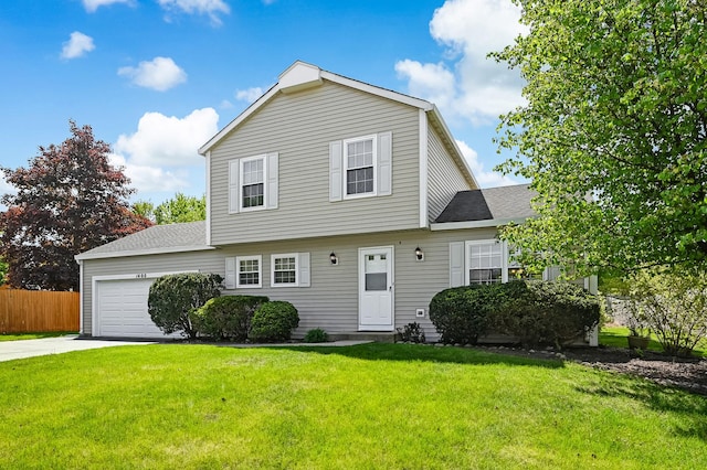 1400 Carleton Ave, Naperville, IL 60565 - view of front of home with a garage, driveway, and a shingled roof