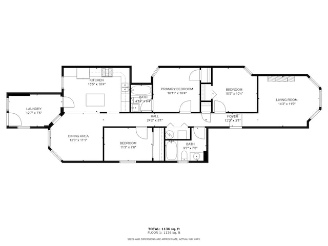 6137 S Kimbark Ave Unit 1, Chicago, IL 60637 - floor plan / room layout