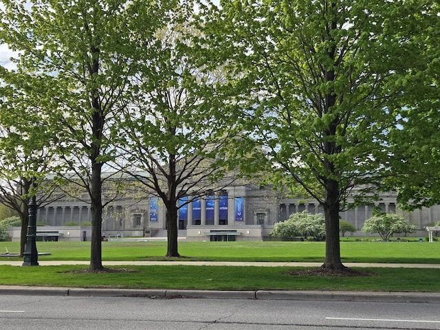 6137 S Kimbark Ave Unit 1, Chicago, IL 60637 - view of property hidden behind natural elements featuring a front yard