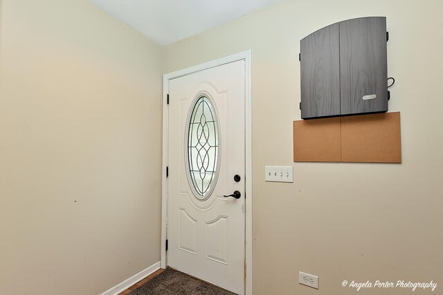 2505 S Harriet Ln, Holiday Hills, IL 60051 - foyer entrance with baseboards
