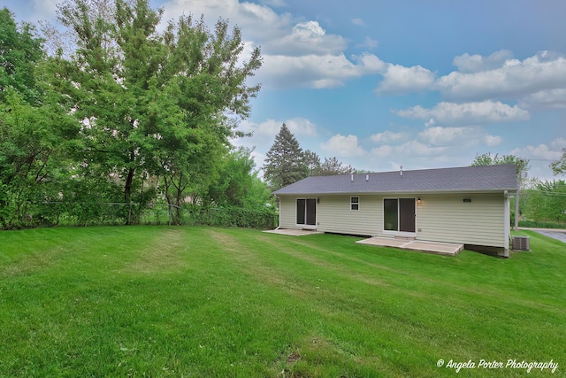 2505 S Harriet Ln, Holiday Hills, IL 60051 - back of house featuring a patio area and central air condition unit