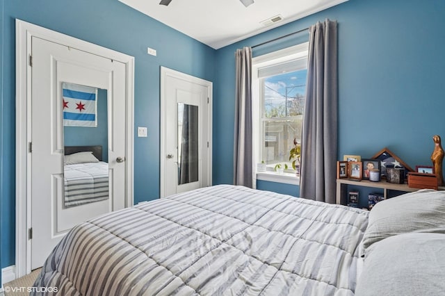 2217 W Foster Ave Unit 1, Chicago, IL 60625 - bedroom featuring ceiling fan